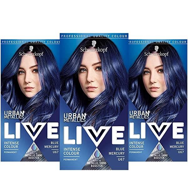 Schwarzkopf Urban Metallics Permanent Hair Colour - 3 Pack