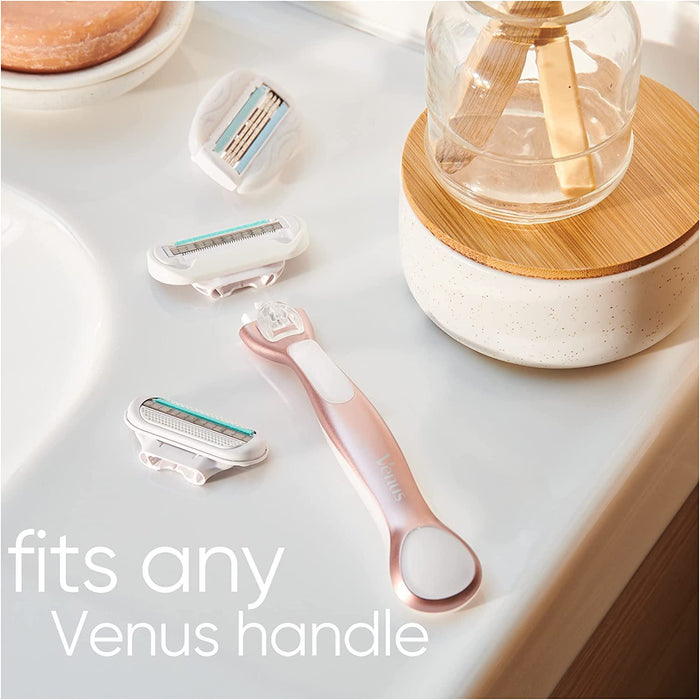 Gillette Venus WDeluxe Smooth Sensitive Rose Gold Womens Razor