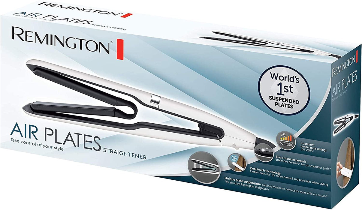 Remington S7412 Air Plates Hair Straighteners Suspended Titanium Plate