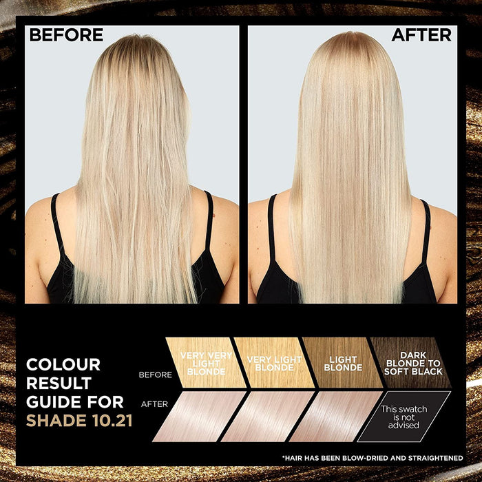 L'Oreal Preference Hair Dye Luminous Permanent Colour - 10.21 Stockholm
