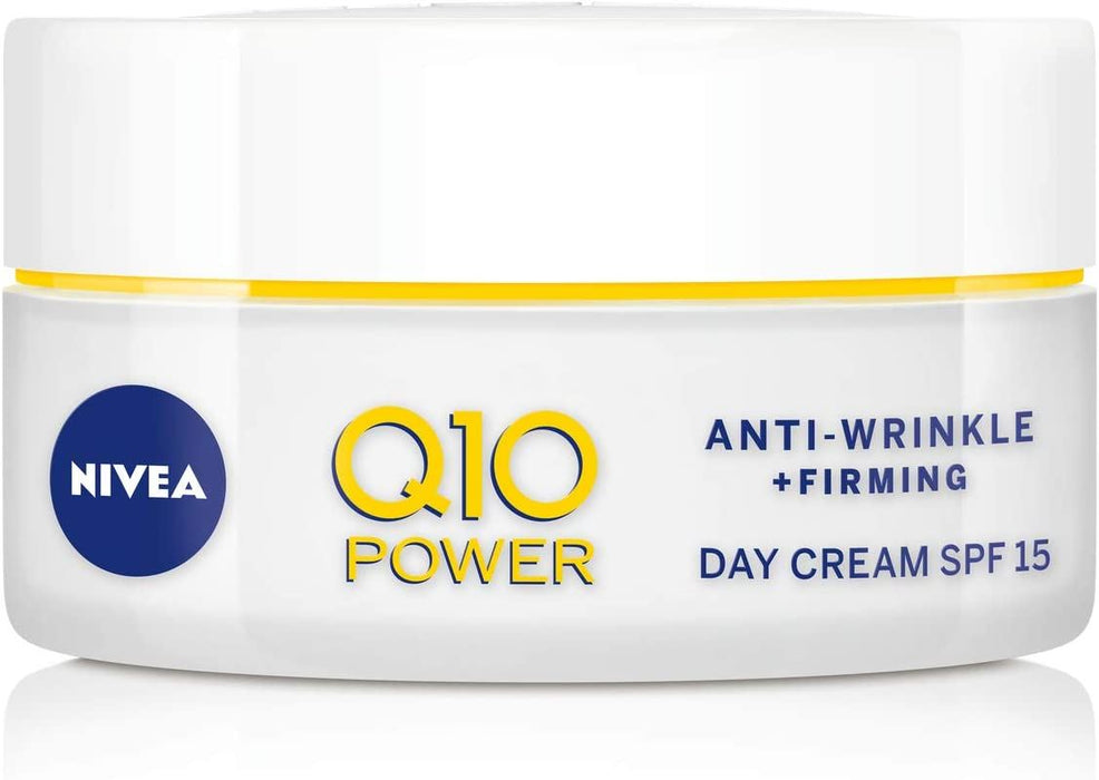 Nivea Q10 Power Anti-Wrinkle + Firming Day Cream With SPF15 - 50 ml