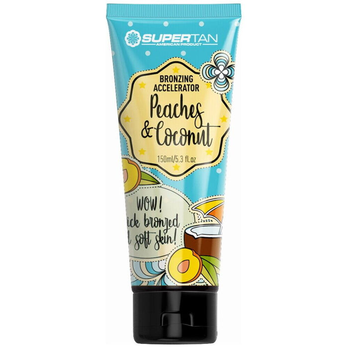 SuperTan Peaches & Coconut Tanning Lotion Bronzing Accelerator 150ml