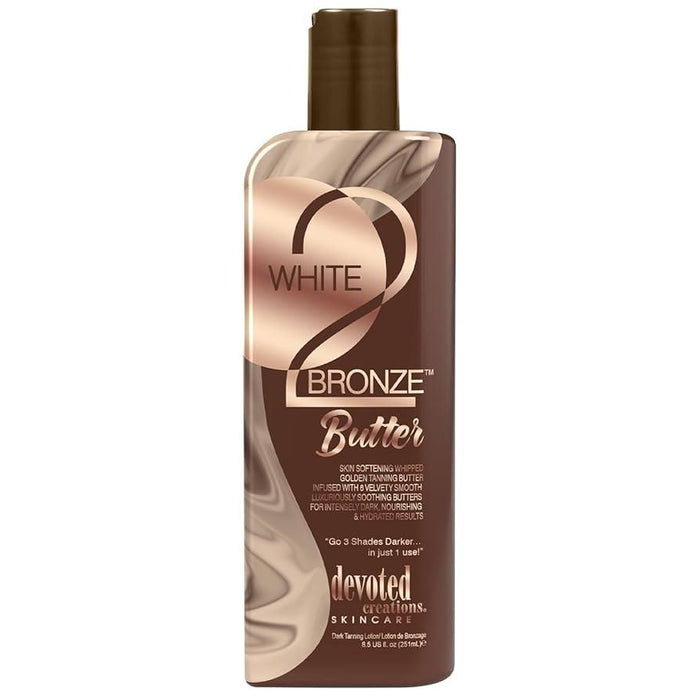 Devoted Creations white 2 Bronze Butter Dark Tanning Lotion Accelerator