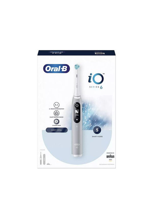 Oral-B iO 6 Ultimate Clean Electric Toothbrush - Grey Opal