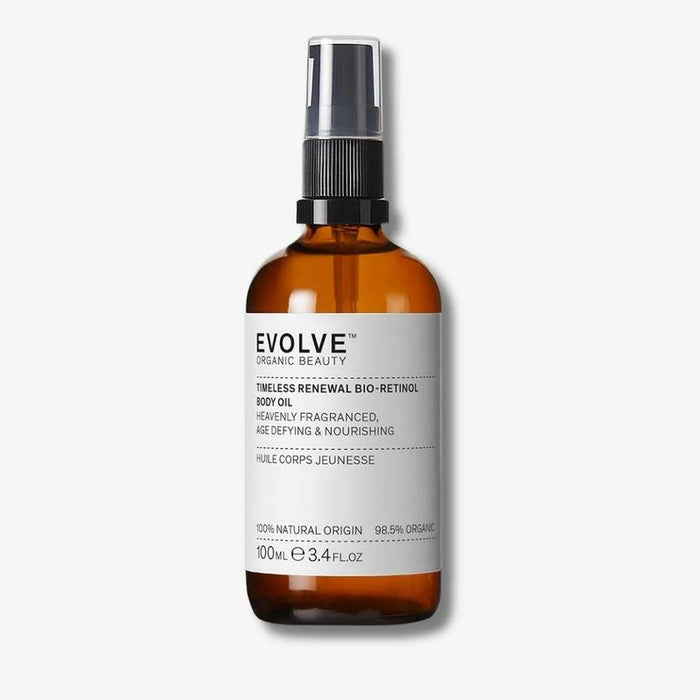Evolve Beauty Organic Timeless Renewal Bio-Retinol Body Oil 100ml