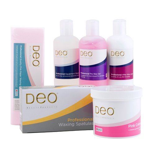 DEO 1000cc Salon Waxing Wax Heater Starter Kit - Pink