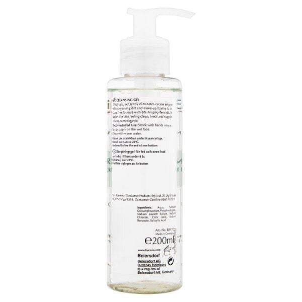 Eucerin Dermo Purifyer Oil Control Cleansing Blemish Skin Gel 200ml