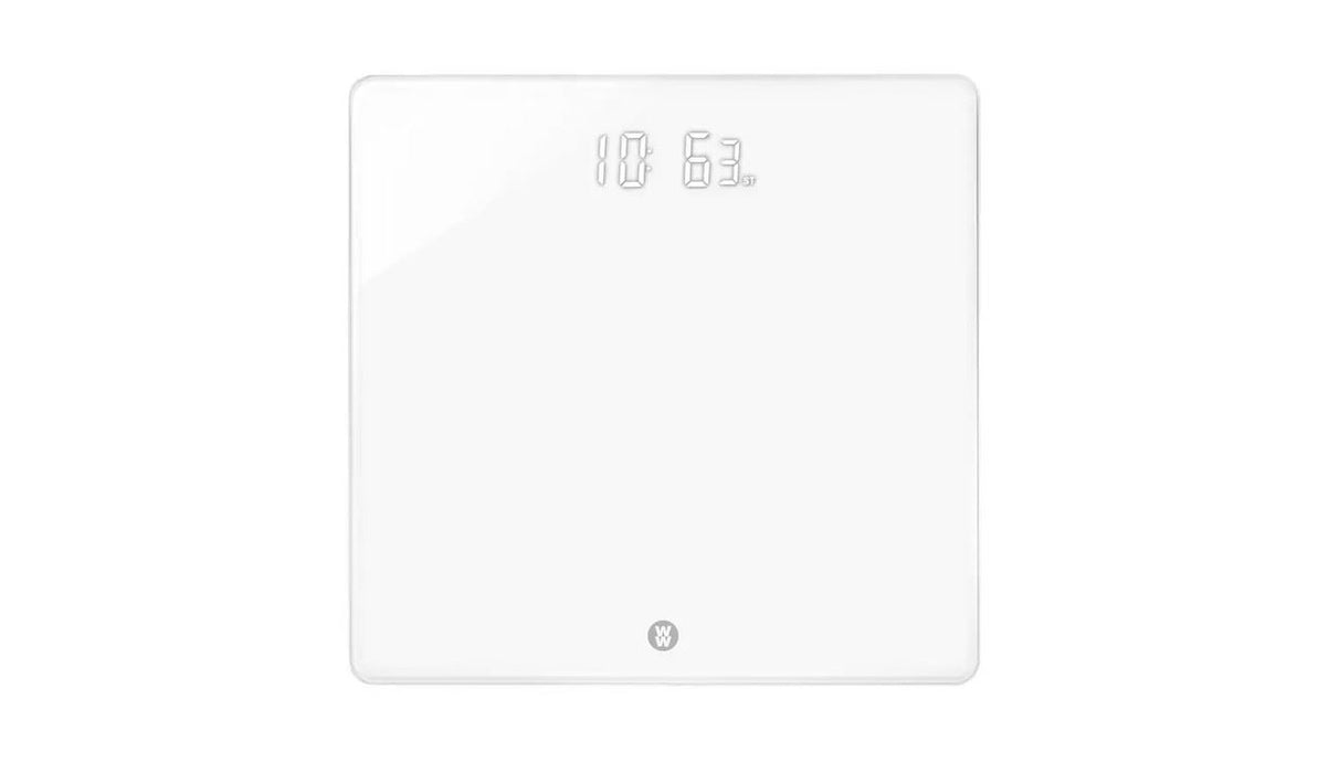 Weight Watchers Digital Bathroom Scale 182KG LED Display Glass Weighing Scale