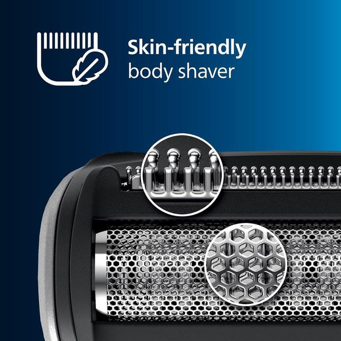 Philips Bodygroom Series 3000 Cordless Full Body Shaver Stainless Steel Blades