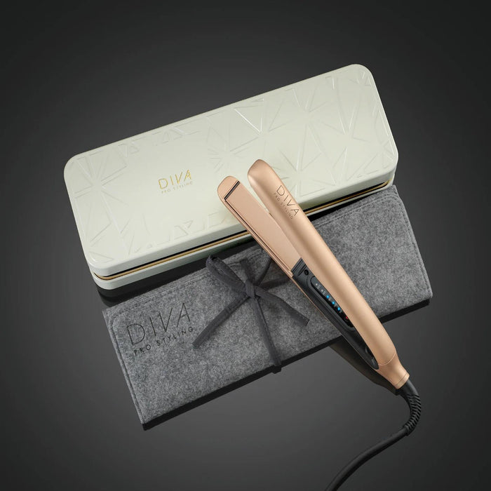 Diva Pro Precious Metals Touch Hair Straightener Instant Heat Up