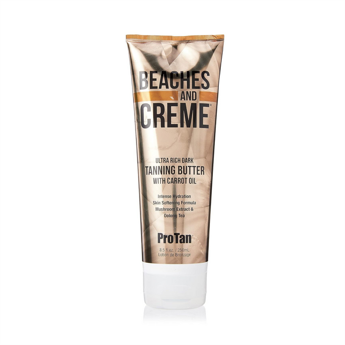 Pro Tan Beaches & Creme Coconut Tanning Lotion Dark Bronzing Butter Indoor Tan 250ml