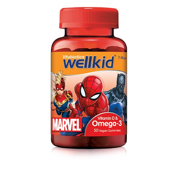 Vitabiotics Wellkid Marvel Dha Omega Jellies