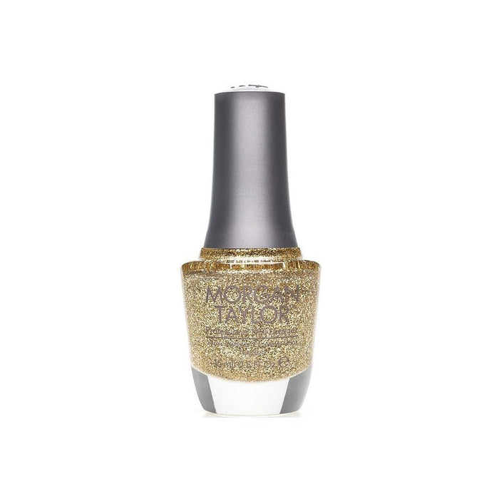 Morgan Taylor Glitter And Gold Nail Polish Lacquer 15ml