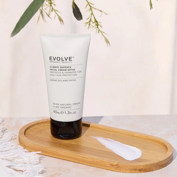 Evolve Organic Beauty Climate Defence Facial Cream SPF 30 Skin Protection 40ml