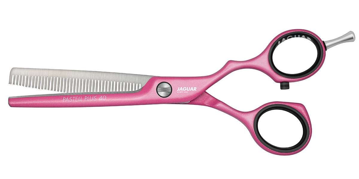 Jaguar Pastell Plus 40 Lava Texturing Thinning Hair Scissors Shears - Candy