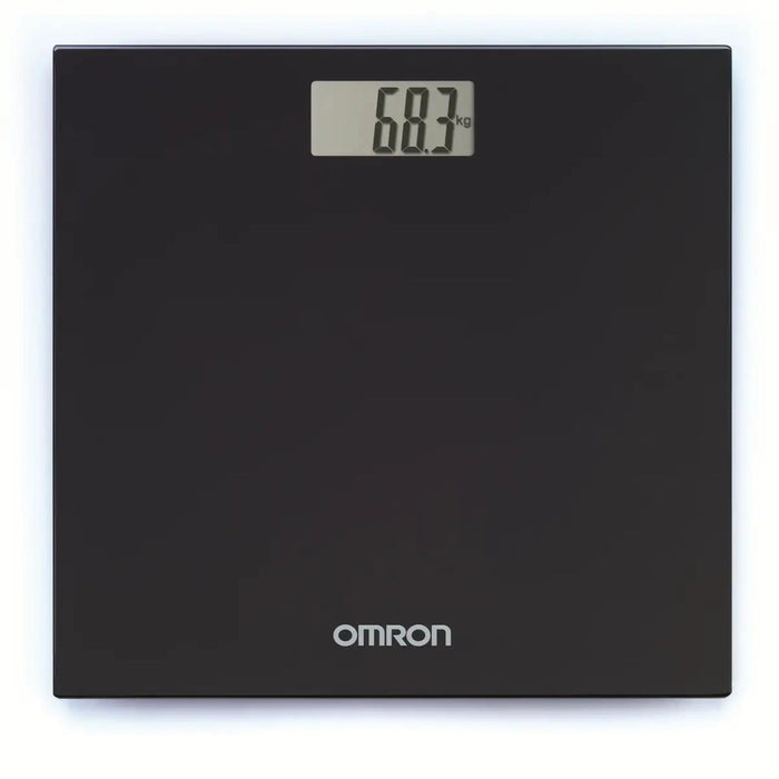Omron HN289 Midnight Black Weighing Scales - Auto On/Off & Easy Read Display