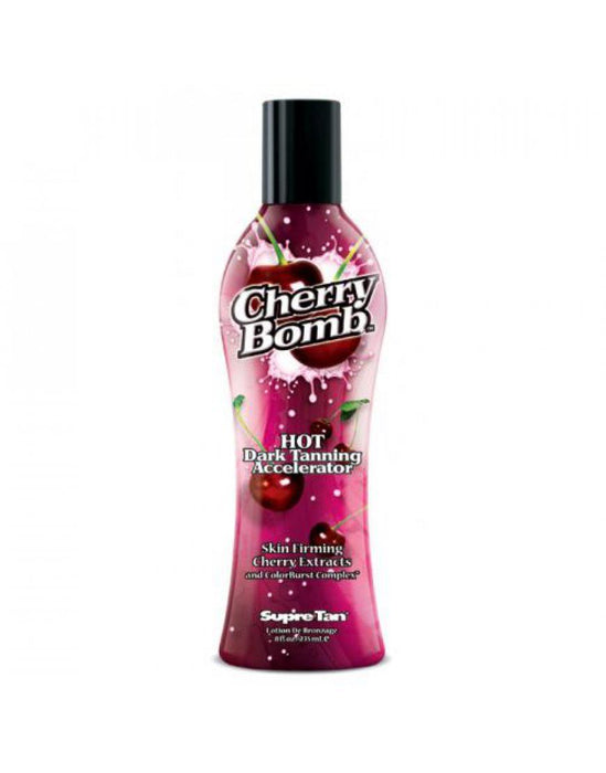 Supre Tan Cherry Bomb Tanning Lotion Hot Dark Tingle Accelerator
