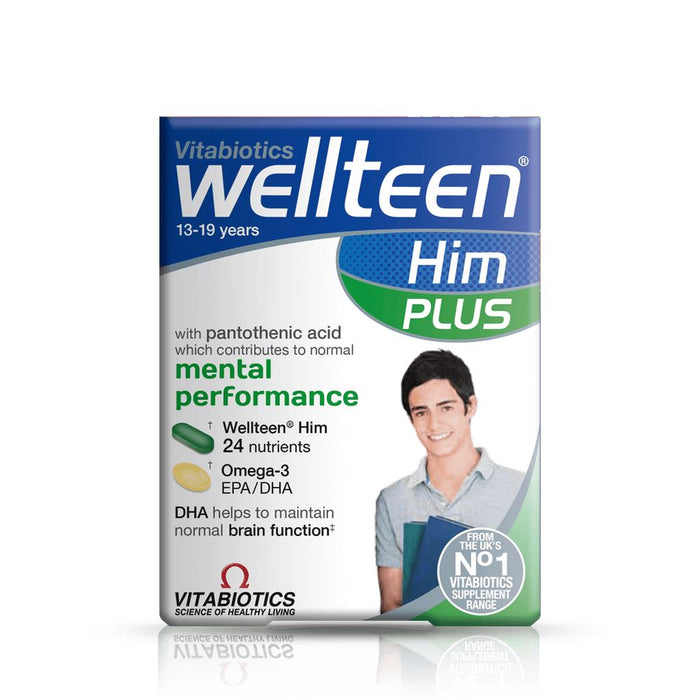 Vitabiotics Wellteen Him Plus 28 Tabs/28 Caps