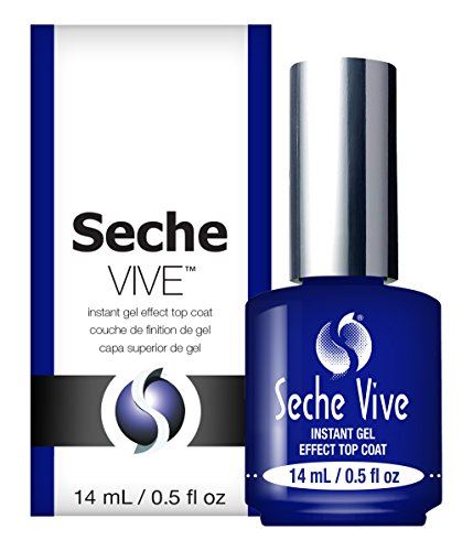 Seche Vive Instant Gel Effect Nail Top Coat - 14ml