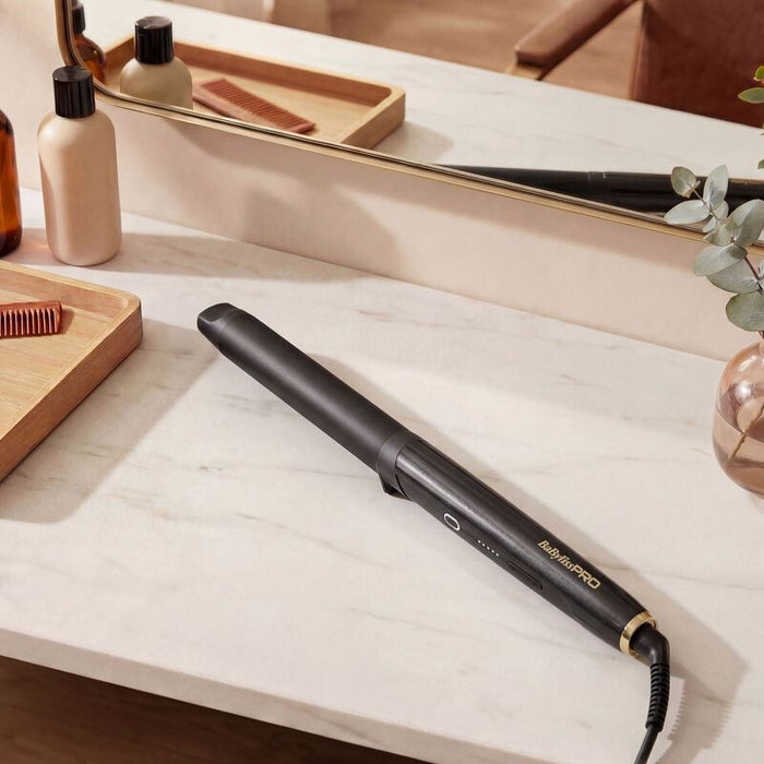 BaByliss PRO 32-19mm Conical Wand Titanium Salon Curling Tool - Muti Voltage