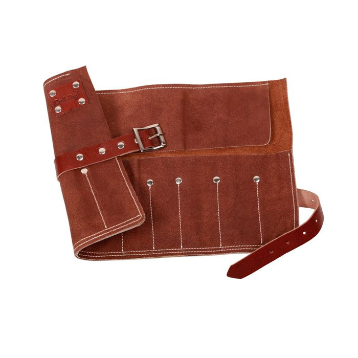 Dark Stag Leather Barber Tool Roll