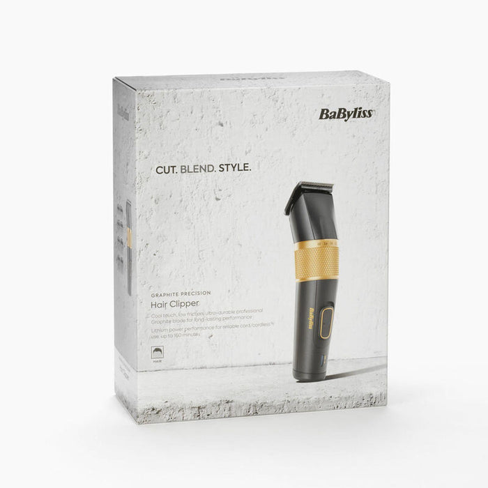 BaByliss Graphite Precision Hair Clipper E987U - Cord/Cordless Hair Trimmer