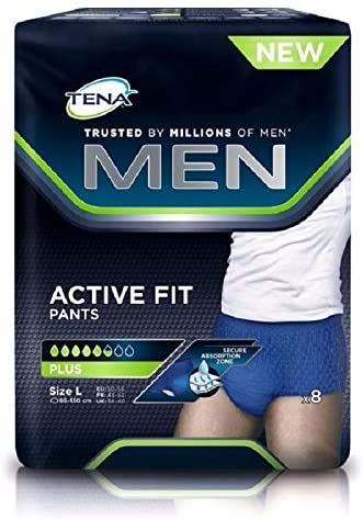 Tena For Men Active Fit Incontinence Pants With Odour Control - Large