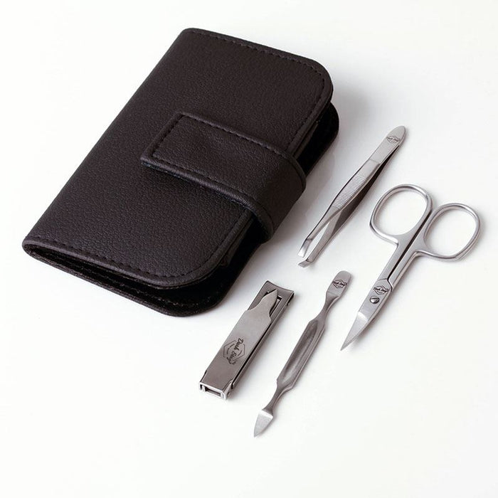 Dark Stag Barber Mens Manicure Set Nail Clipper Tweezer Scissor