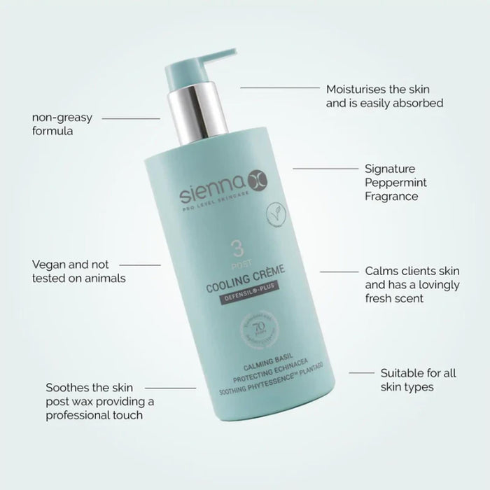 Sienna X Pre & Post Soothing Oil Professional Waxing Skin Prep & Aftercare 500ml