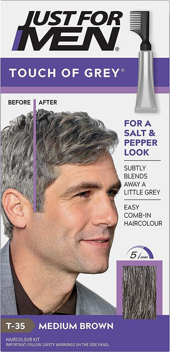 Just For Men Touch Of Grey Medium Brown Hair Dye T35
