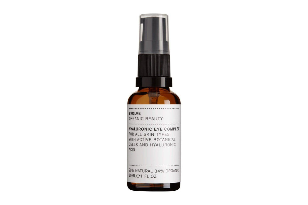 Evolve Beauty Hyaluronic Eye Gel Organic Cucumber Reduce Dark Circles 10/30ml