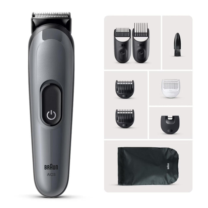 Braun Series 3 AIO3540 All-in-One Trimmer 8-in-1 Beard & Hair Kit