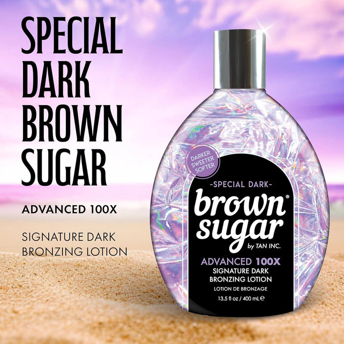 Tan Incorporated Special Dark Brown Sugar Tanning Lotion Tingle Free