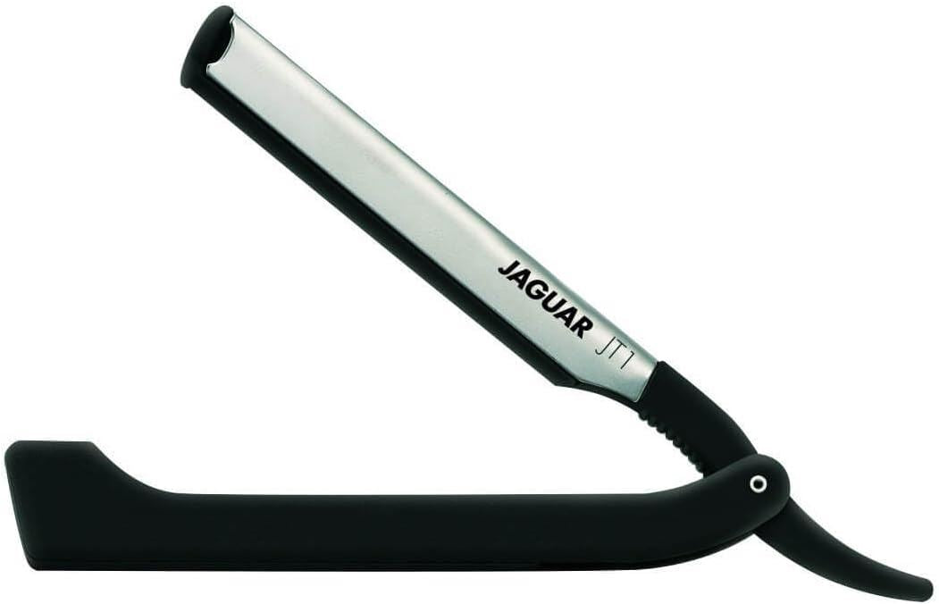 Jaguar JT1 M Black Razor – Stainless‑Steel Hair‑Shaper with 10 Double Blades