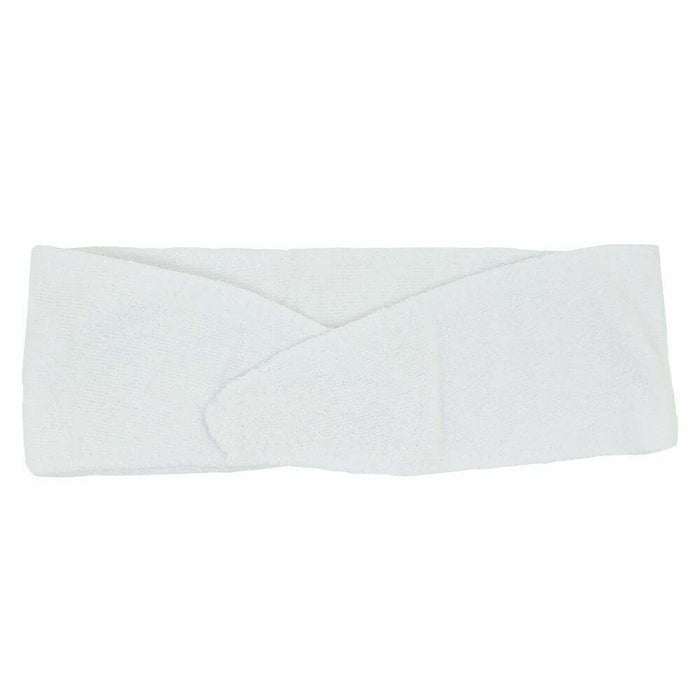 Hive Of Beauty Velcro Fixing Towelling Headband - White