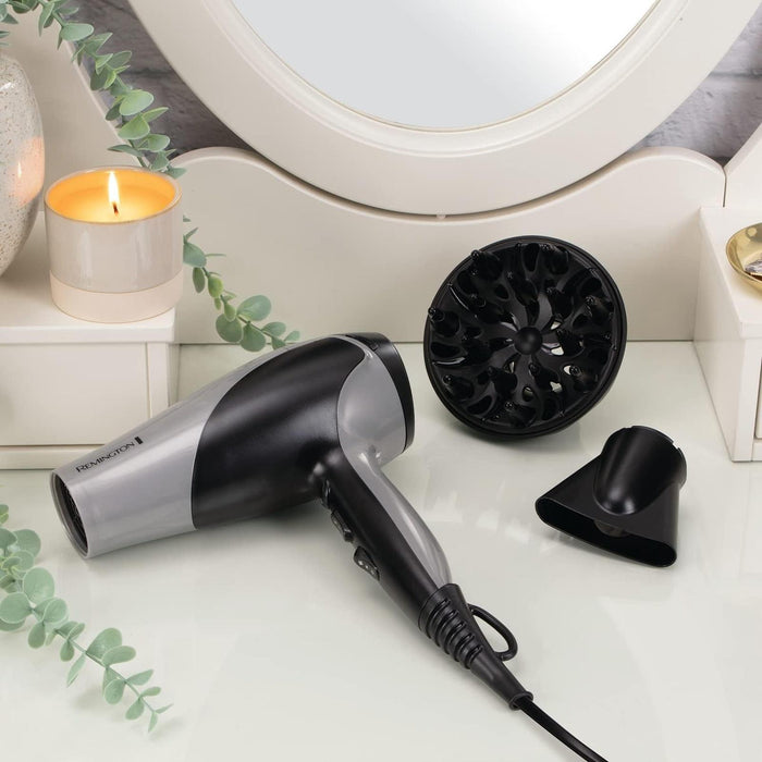 Remington D3190S Ionic Hair Dryer 2200W Fast Drying Smooth Frizz-Free Hair