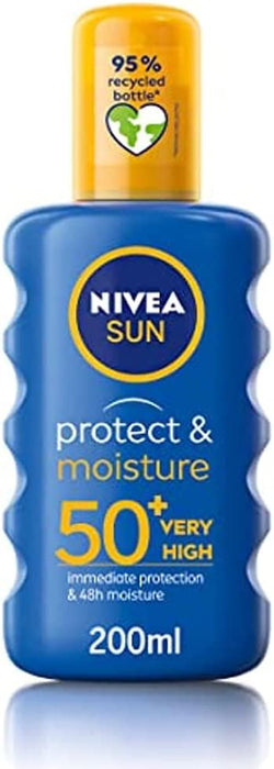 Nivea Sun Protect & Moisture Suncream Spray SPF50 Water Resistant - 200ml