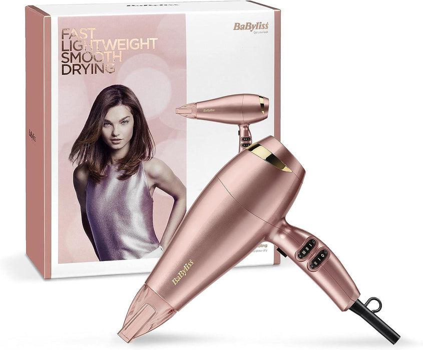 Babyliss 5336U Hair Dryer Elegance 2100 Ionic Frizz Free - Fast Drying