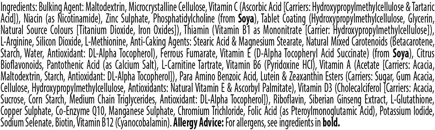 VITABIOTICS WELLMAN 50+ - 30 TABLETS 3for2