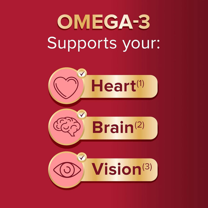 Seven Seas Omega-3 & Gut Friendly Bacteria – Heart Brain & Immunity 30 Caps