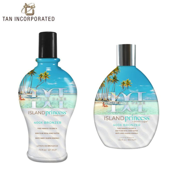 Tan Incorporated Double Dark Island Princess Bronzer Sun Tan Accelerator Lotion