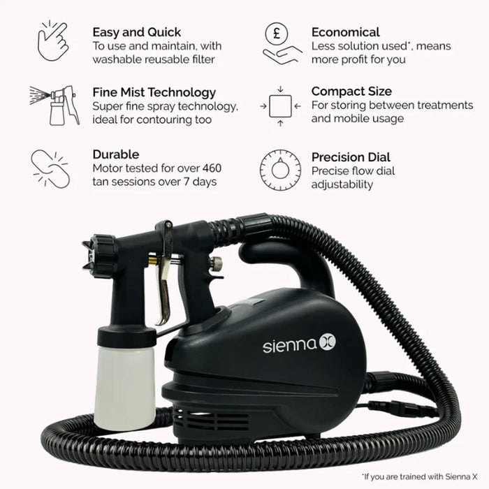 Sienna X TS700 Spray Tan Machine – Professional Tanning Salon & Mobile Kit