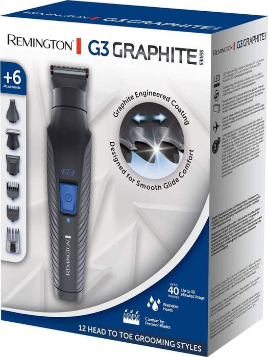 Remington G3 Graphite Series Hair Beard Trimmer Multi Grooming Kit