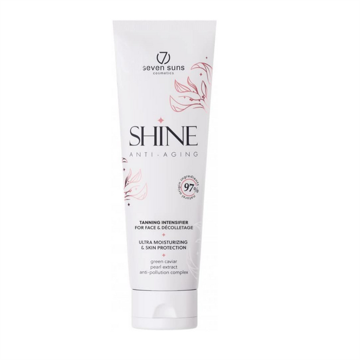 7suns Shine 50X Face Tanning Accelerator Lotion Hydrating Anti-Ageing Formula 75ml
