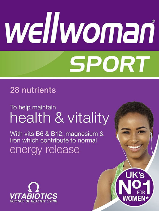 VITABIOTICS WELLWOMAN SPORT & FITNESS - 30 TABLETS 3for2