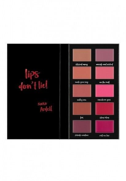 Ardell Beauty Pro Lipstick Pallette Natural Colours 10 Shades Lips Dont Lie
