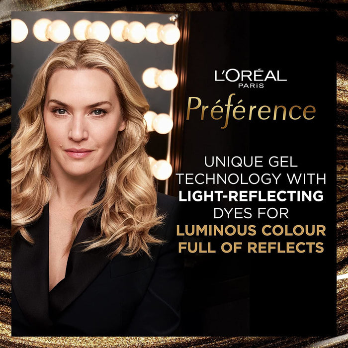L'Oreal Preference Permanent Hair Dye Colour - 5.3 Virginia Light Golden Brown