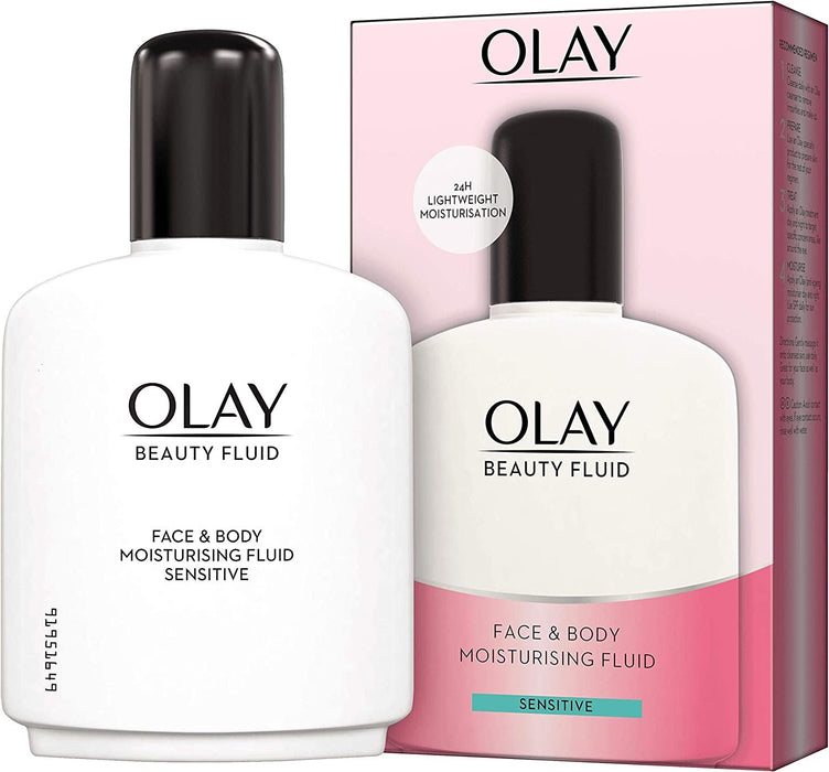 Olay Beauty Fluid Face & Body Sensitive Moisturiser 200ml