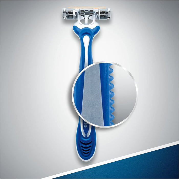 Gillette Sensor 3 Razor For Men Triple Blade System & Pivoting Head