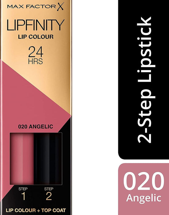 Max Factor Lipfinity Long-Lasting Two-Step Lipstick - 2 Angelic 4.2g